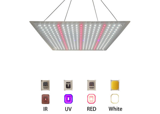 luce progressiva UV della lampada 660nm 332 LED IR di crescita di pianta di 4000k LED