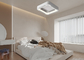 Salone della camera da letto nessuna lampada elettrica del ventilatore da soffitto del condizionatore d'aria invisibile della lampada del ventilatore da soffitto della foglia