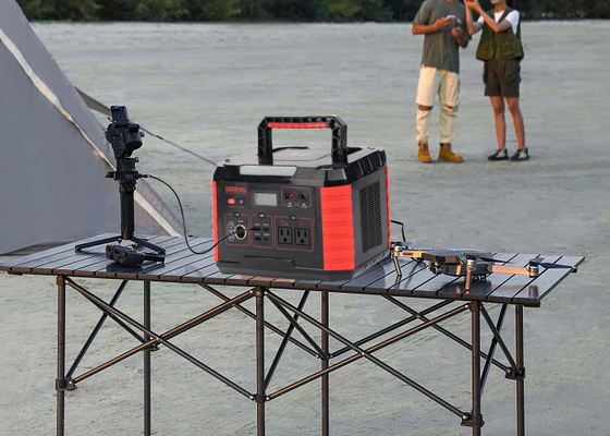 Generatore solare mobile della batteria, centrale elettrica portatile 500w